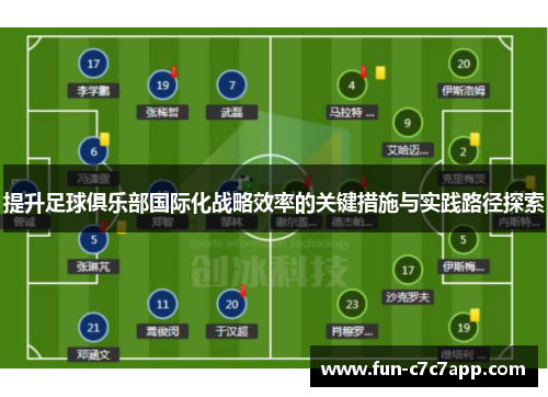 提升足球俱乐部国际化战略效率的关键措施与实践路径探索